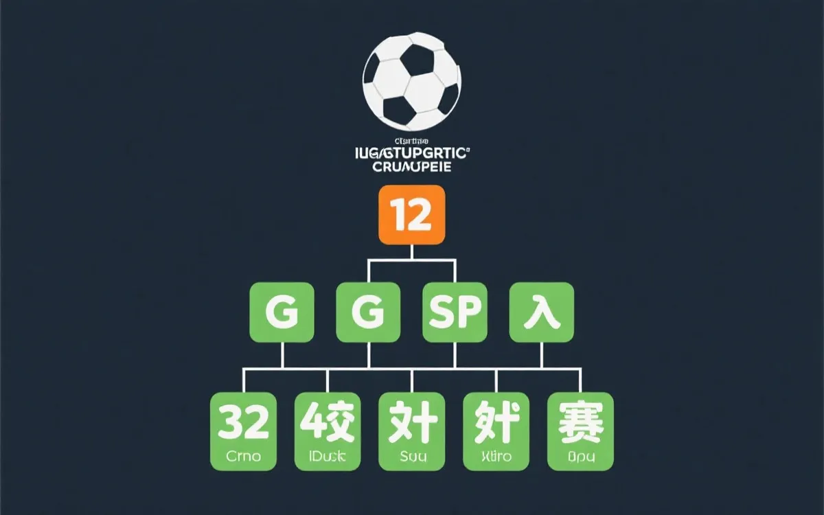 2026世界杯48队赛制示意:12组小组赛到32强淘汰赛